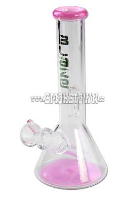 BLAZE Flask Bong Ice with Hole Perco Pink 20cm