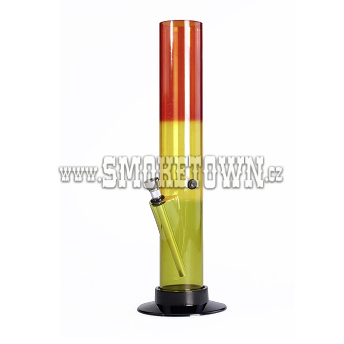 Acrylic Bong Jamaica Red Yellow 32cm