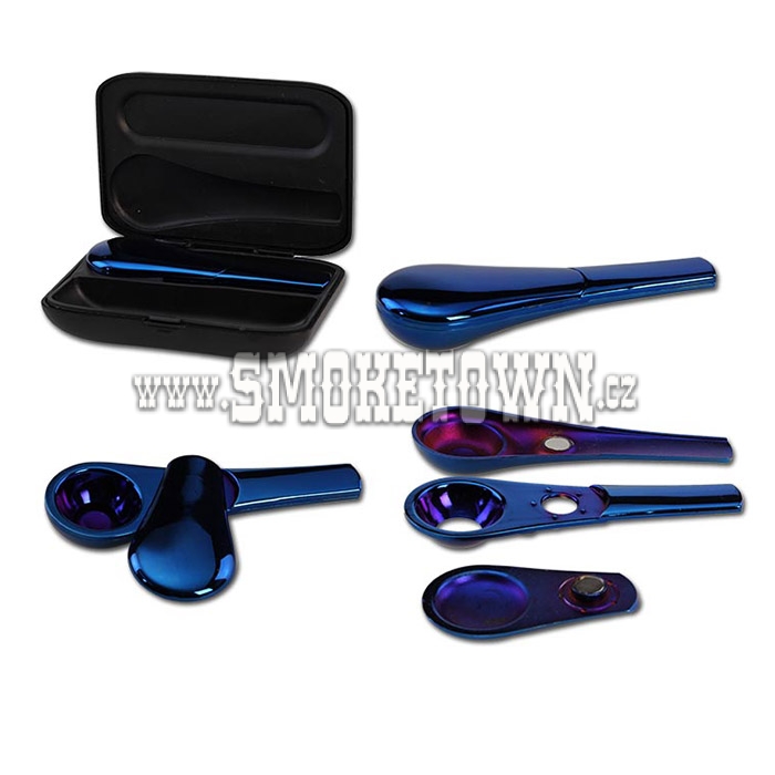 Black Leaf Jopi Magnetic Pipe Blue