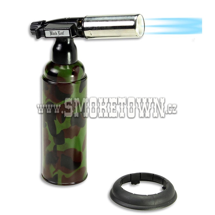 Black Leaf Torch Electronic Lighter Camo