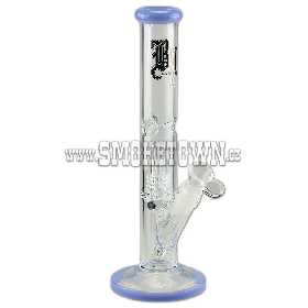 BL Cylinder Bong Ice with Drum Percolator Light Blue 30cm