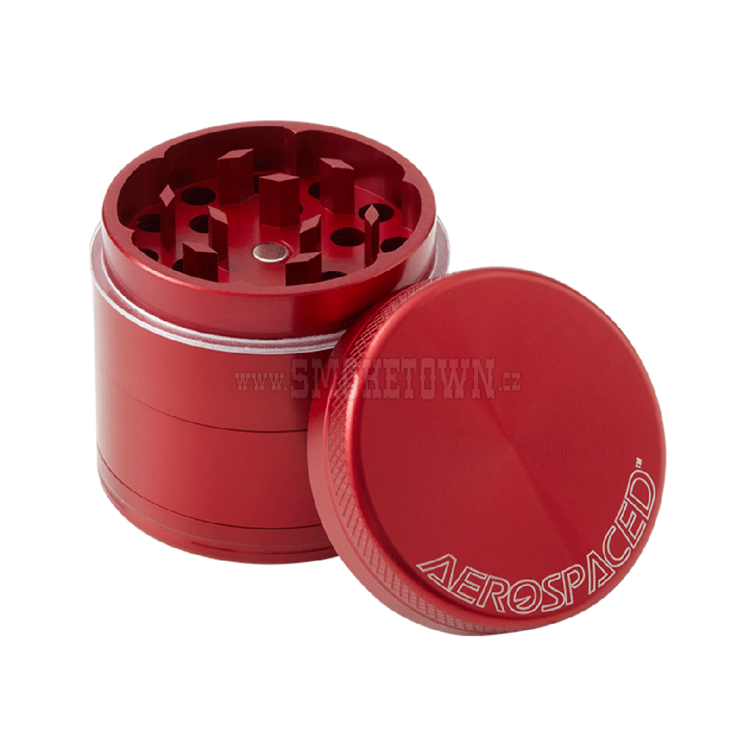 Aeropspaced Grinder 4-part 40mm Red