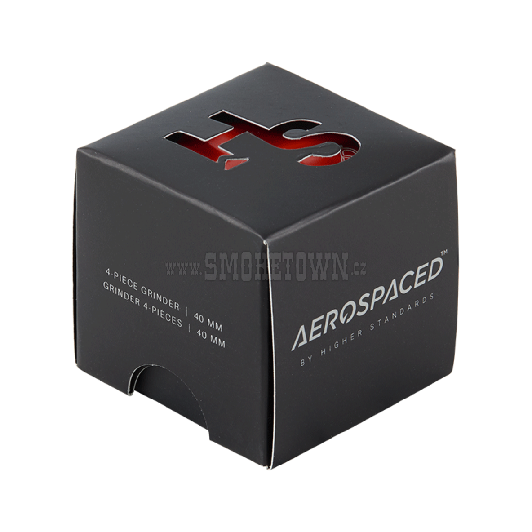 Aeropspaced Grinder 4-part 40mm Red 2
