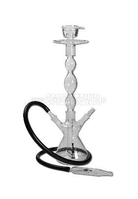 RA Shisha Borosilicate Glass clear 54 cm