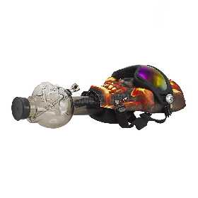 Flame Skull Bong Mask 2