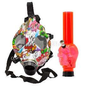 Comics Gas mask bong