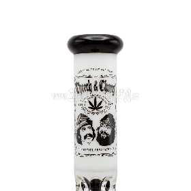 Grace Glass  Cheech & Chong - Spiral Percolator beaker white 42cm 2
