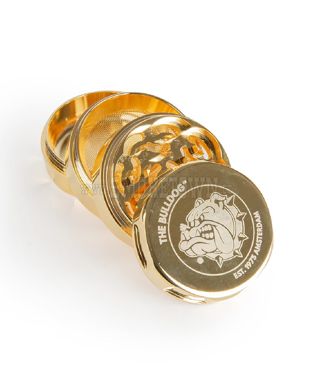 The Bulldog Golden Grinder 4-part 24 karat gold Limited Edition