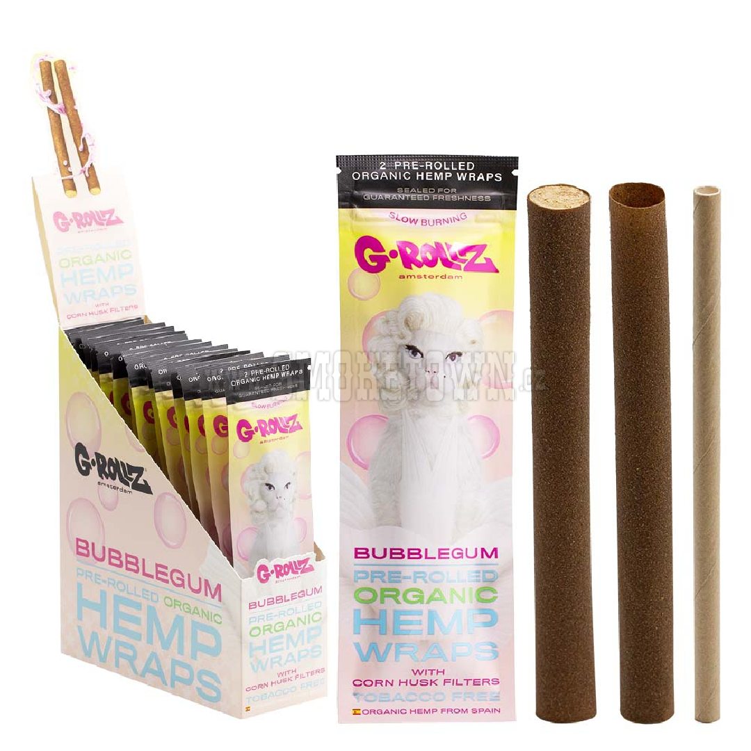 G-Rollz Pre-Rolled Organic Hemp Wraps - Bubblegum