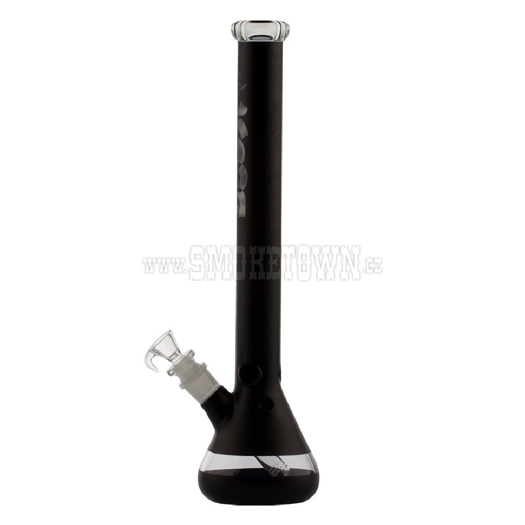 Boost Pro Beaker Glass Bong Black 55cm