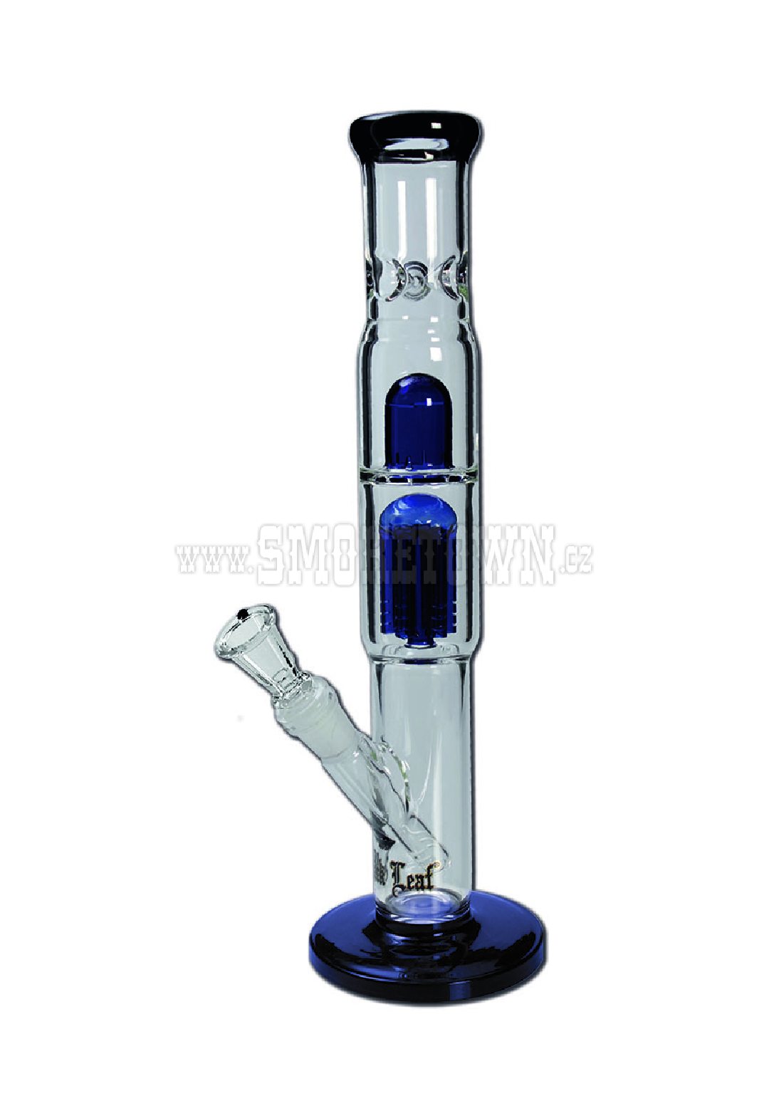 BL Glass Bong Ice NO KICKHOLE 6x Arm Perco Blue 36cm