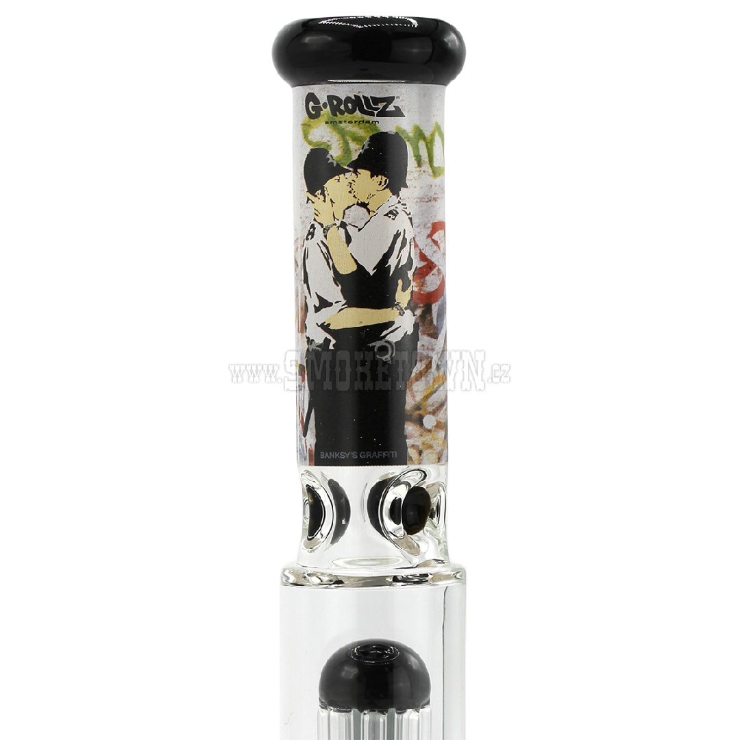 G-Rollz Banksy s Cop on cop - 8-Arm Percolator Beaker Yellow 35 cm 2