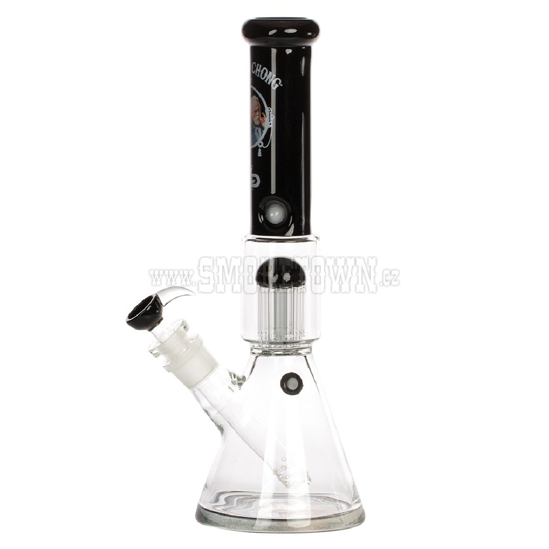 Grace Glass Cheech Chong  10Arm Percolator Beaker Black 50cm 2