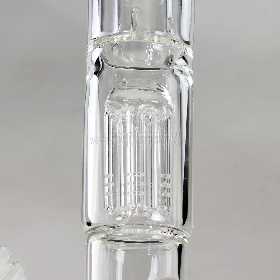 Black Leaf Glass Percolator Icebong 44cm 2