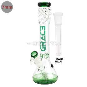 Grace Glass Pearl Glass Green 40cm