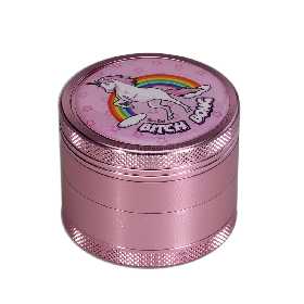 Black Leaf Grinder Bitch Bong 4part