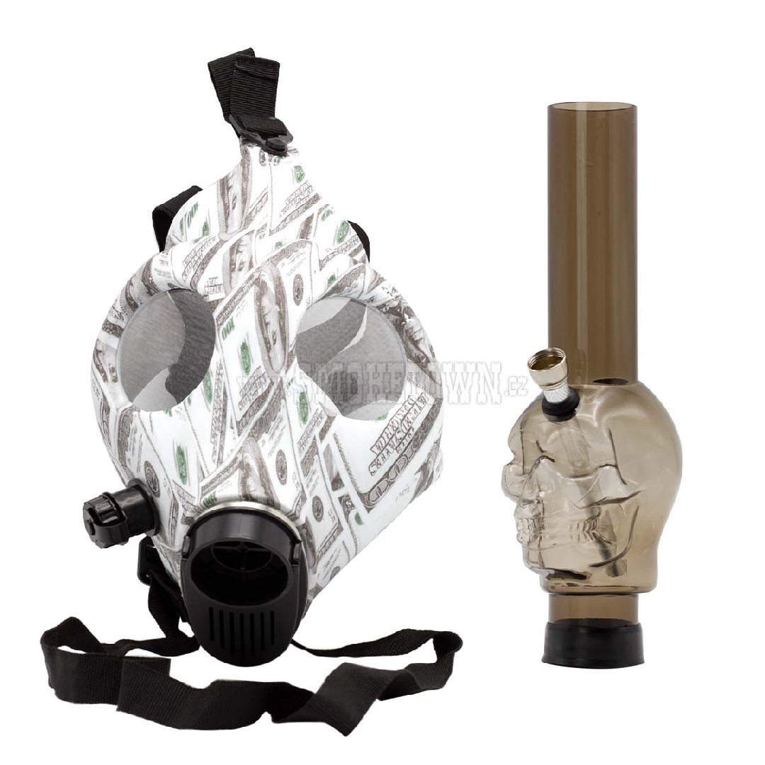 Amsterdam Dollar Gas Bong Mask