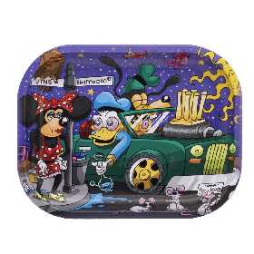 Dunkees Tin Tray Small - Old Hollywood Rolling Tray 14 x 18cm