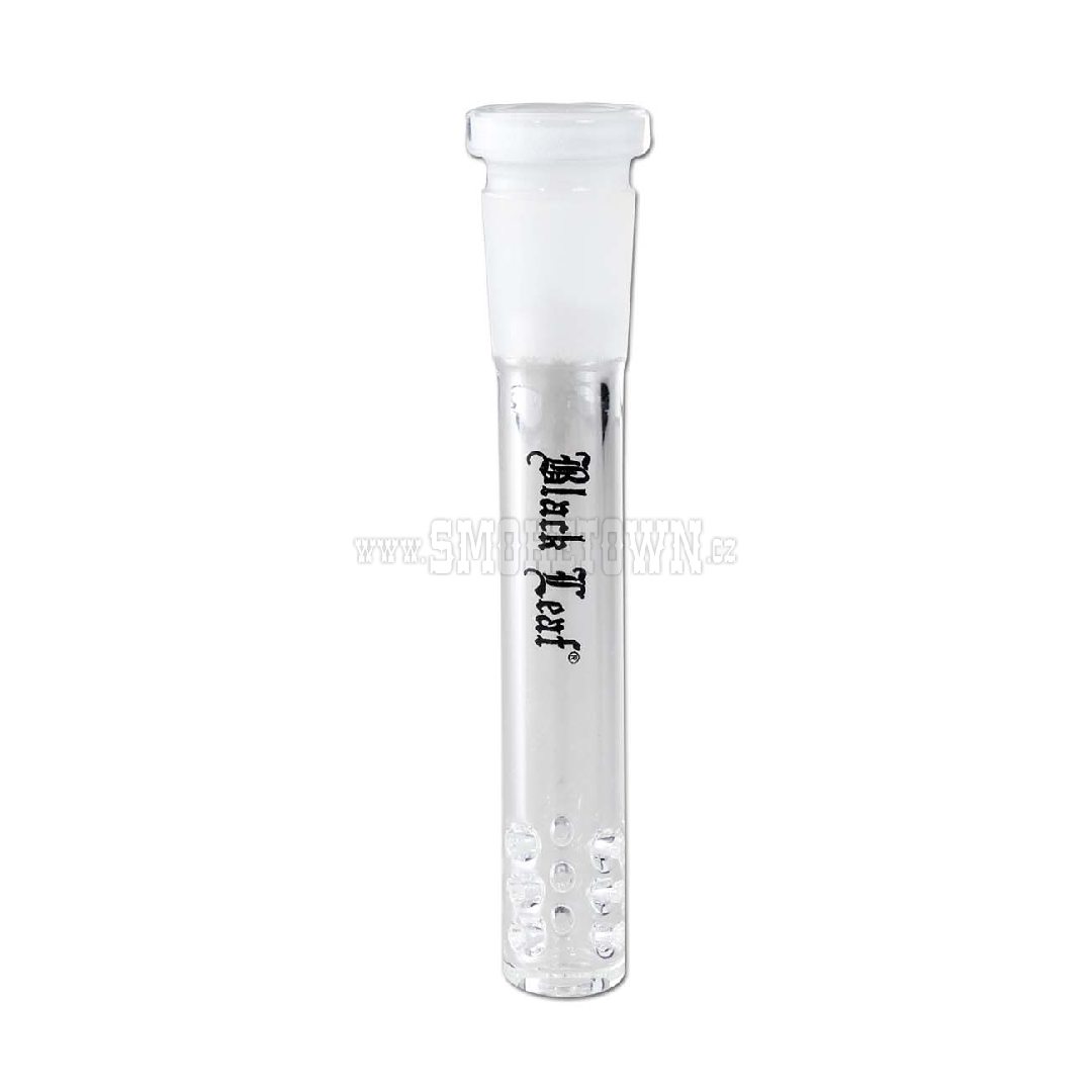 Black Leaf Hole Diffuser Chillum 12cm SG18/14