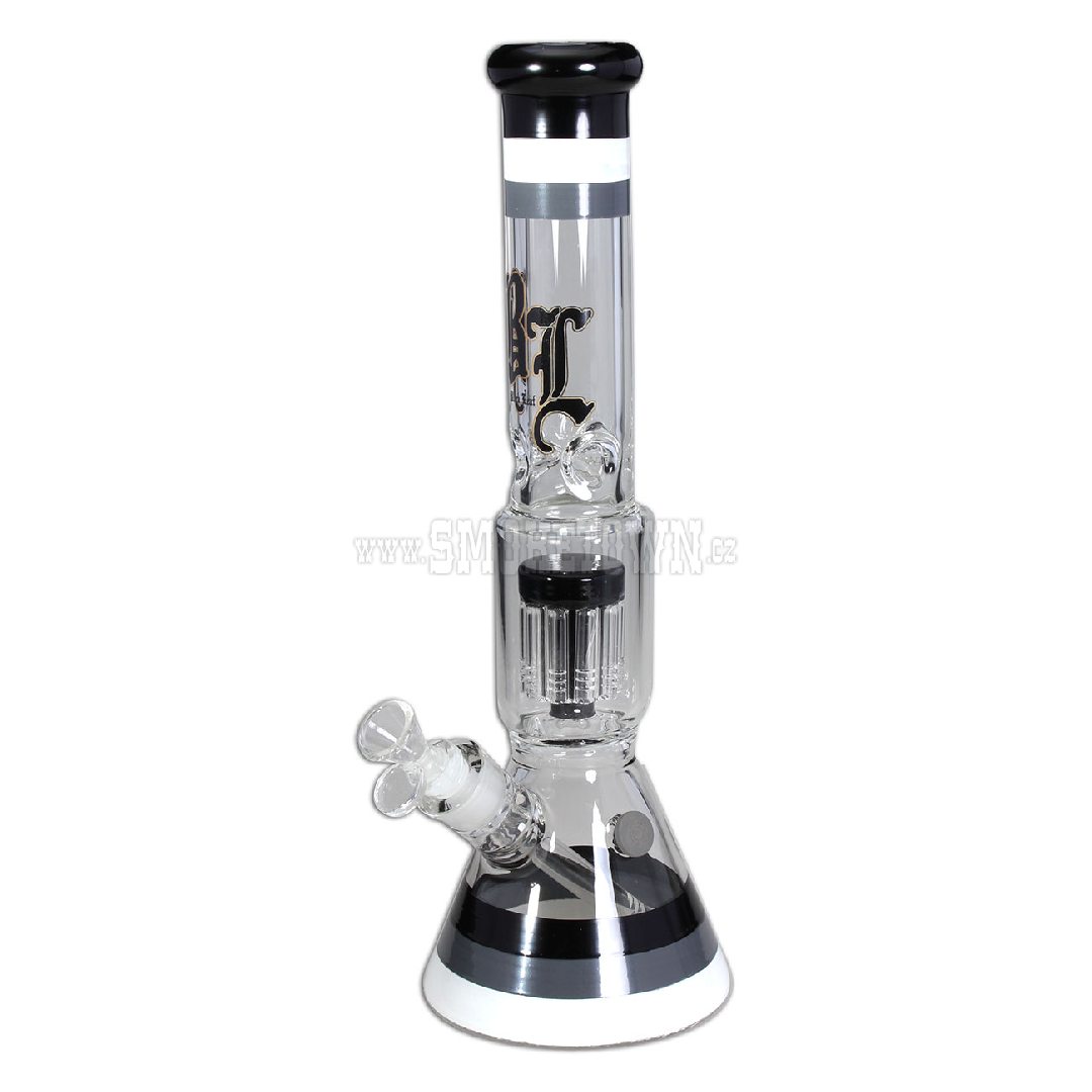 Black Leaf Ice Bong Tree Percolator 40cm - černý