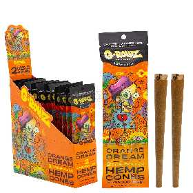 G-Rollz 2x Orange Flavored Pre-Rolled Hemp Cones