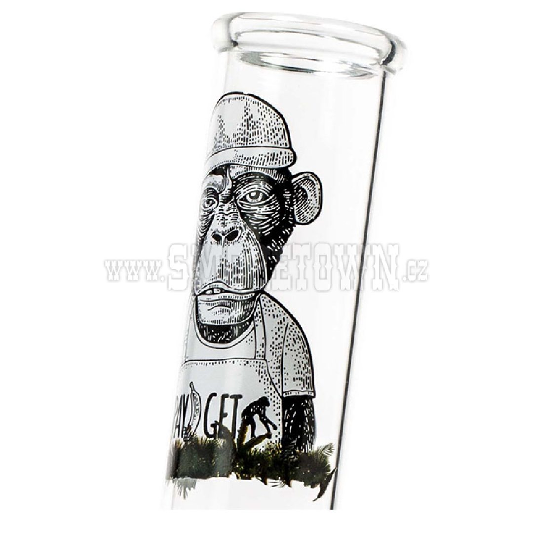 Glass Bong Beaker Monkey 25cm 2