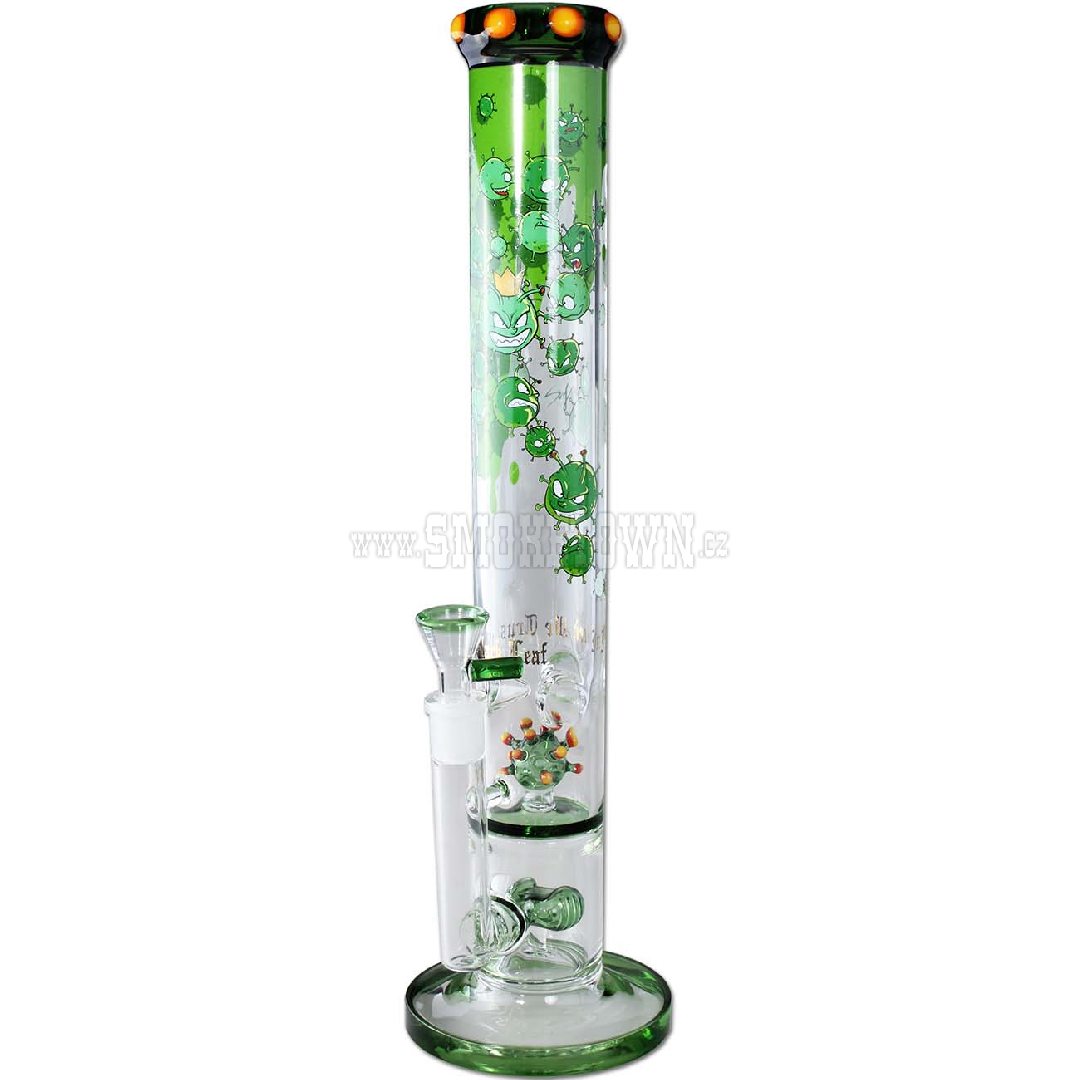 BL Haze Invaders Cylinder Bong Ice 39cm