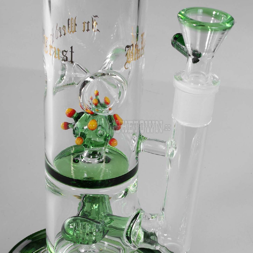 BL Haze Invaders Cylinder Bong Ice 39cm 2