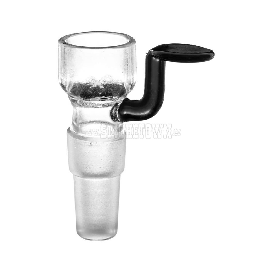 Glass Bowl Black with Screen SG14 - SG18