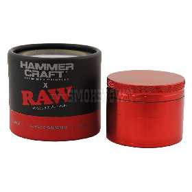 RAW Hammer Craft Grinder Red 4 Parts