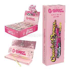 G-Rollz Cheech & Chong Lowrider Pink 1/4 Papers + Tips