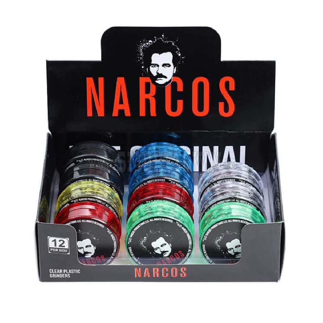 Narcos Plastic Grinder 3-part with storage