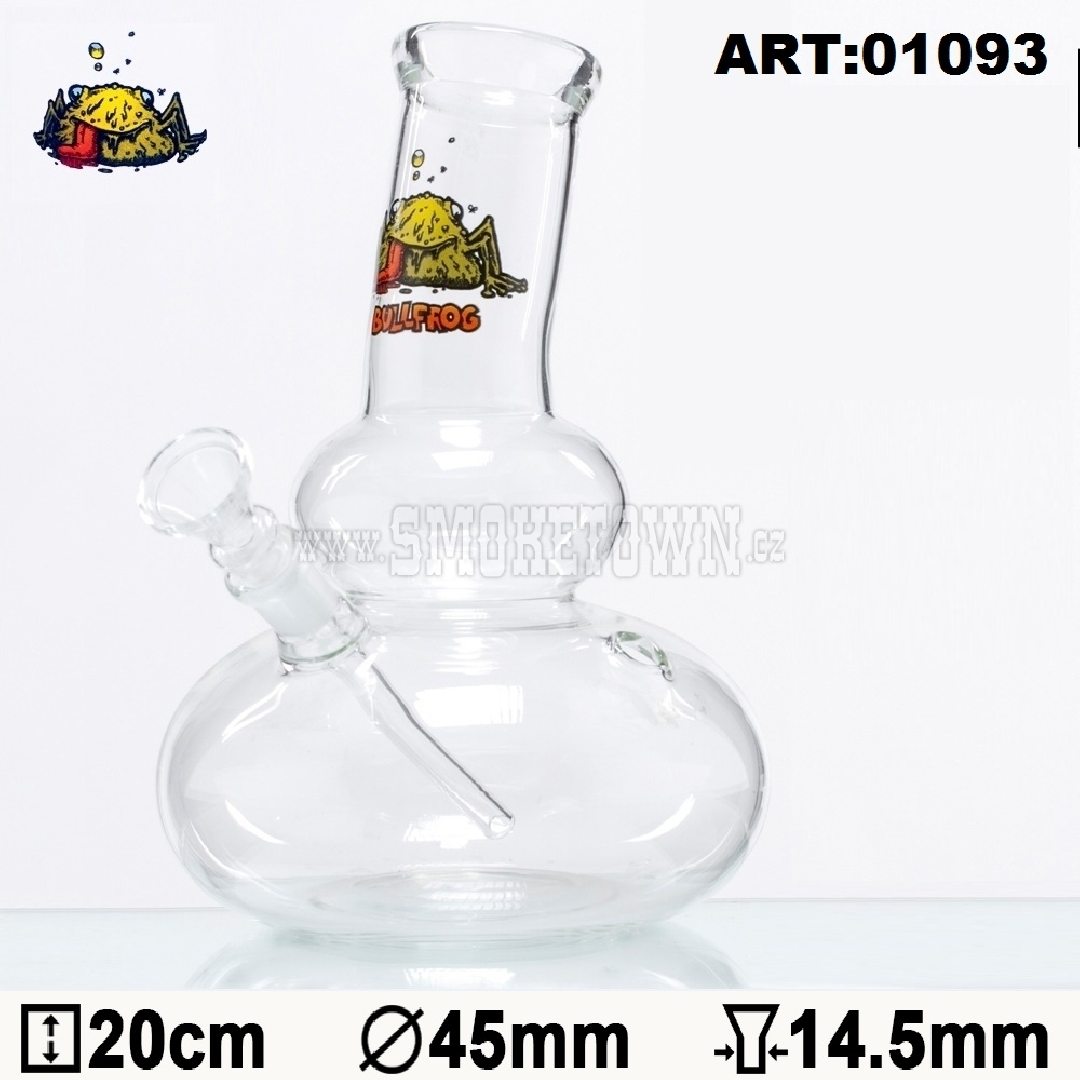 Bullfrog Glass Bong 20cm 2