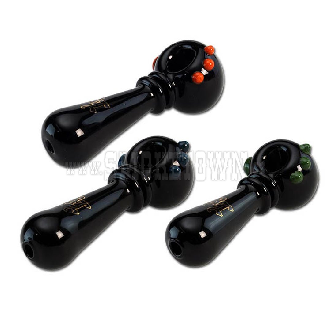 BL Hand Pipe black with Pimples 13cm