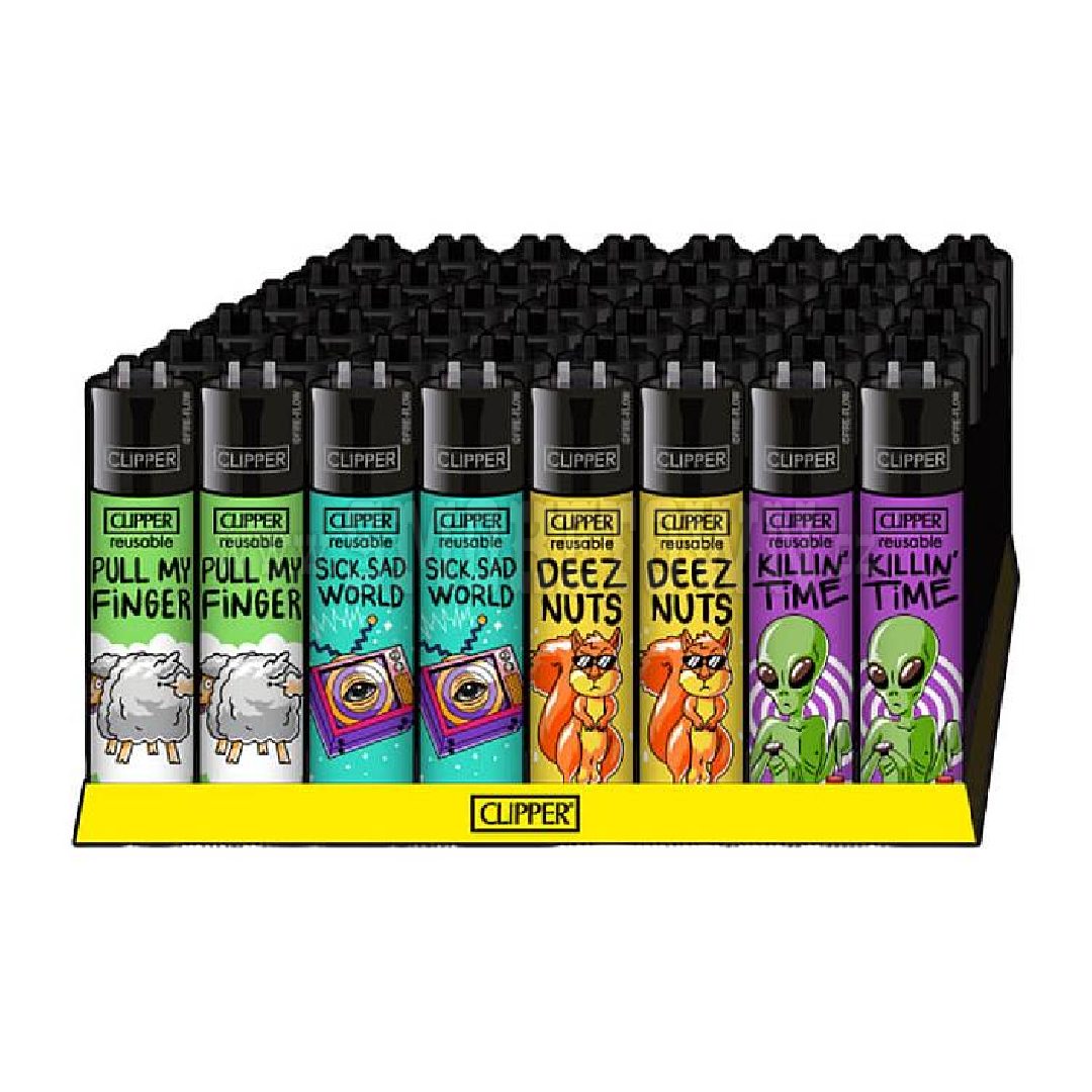 Clipper Lighters Classic Mix Slogan #4 2
