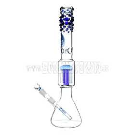 Beaker Bubble Heisenberg 12 Arm Perc Blue ICE