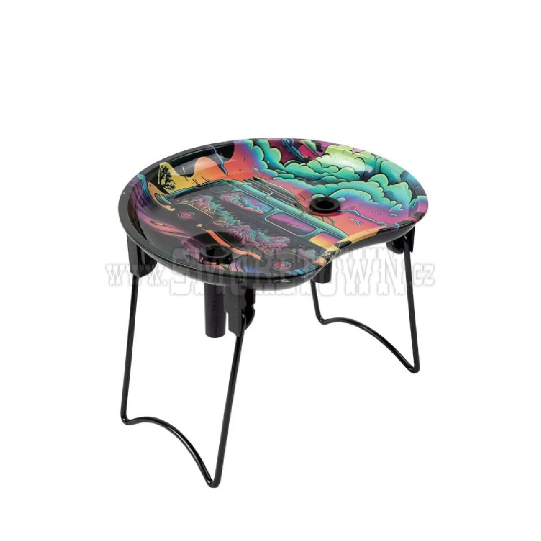 Rolling Console Tray Version Rund