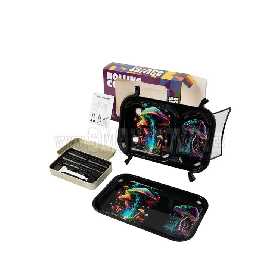 Rolling Console Tray Version Double 2