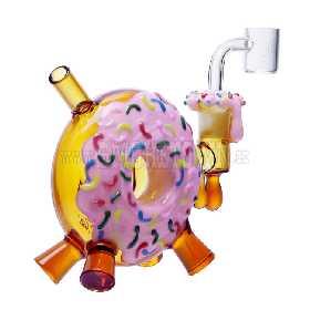 Black Leaf DONUT Bong mit Banger