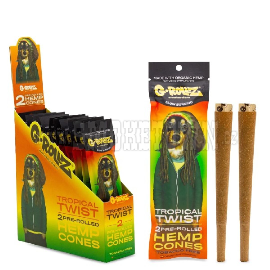 G-Rollz 2x ´Tropical Twist´ Pre-Rolled Hemp Cones