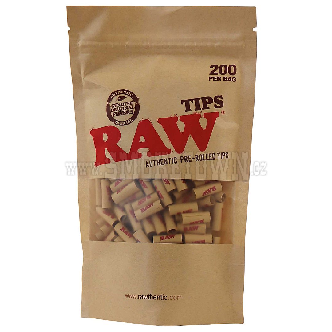 RAW Prerolled Tips 200ks