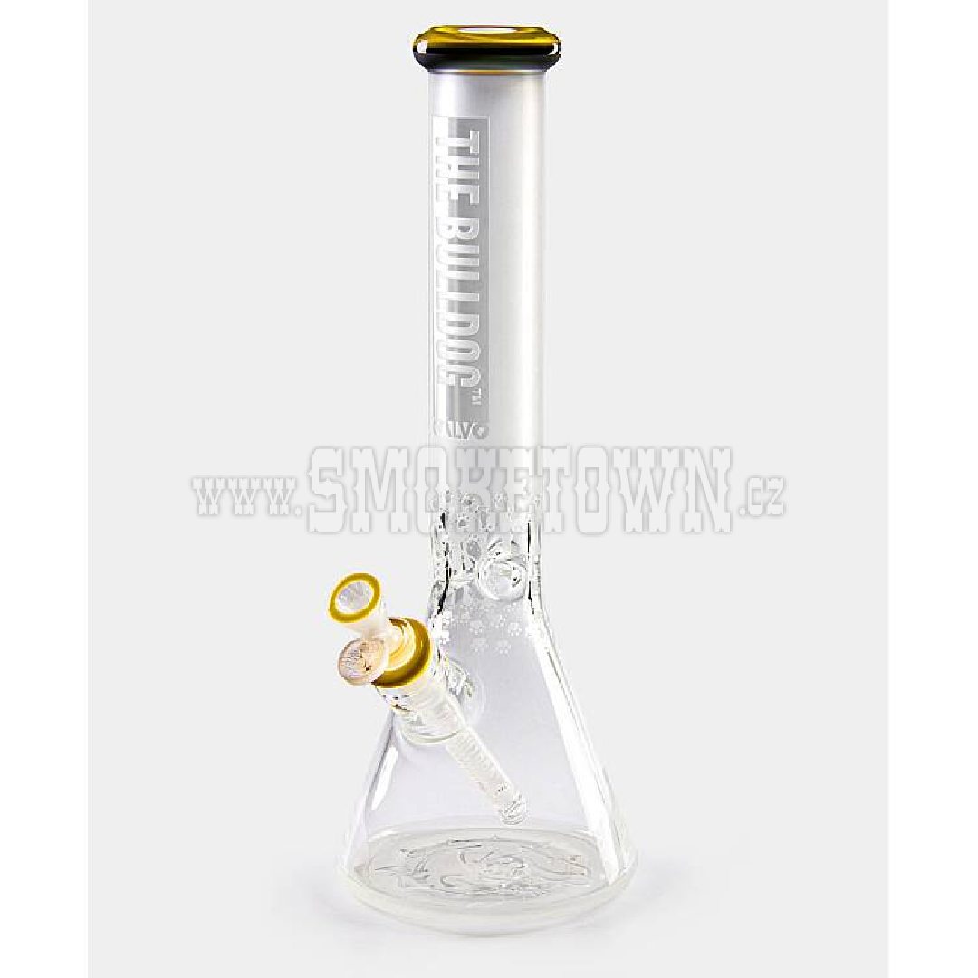 Glass Bong Bulldog TBA x CALVO 38cm-yellow