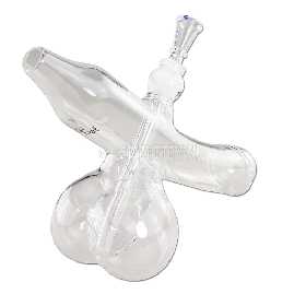 Glass bong DICK clear 2