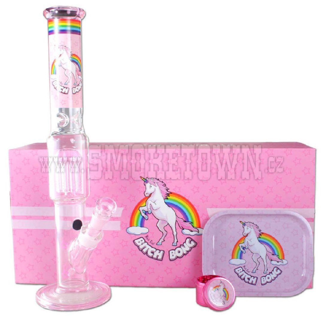 BL BITCH Bong Boxed Cylinder Perco 450mm SG 2x18,8