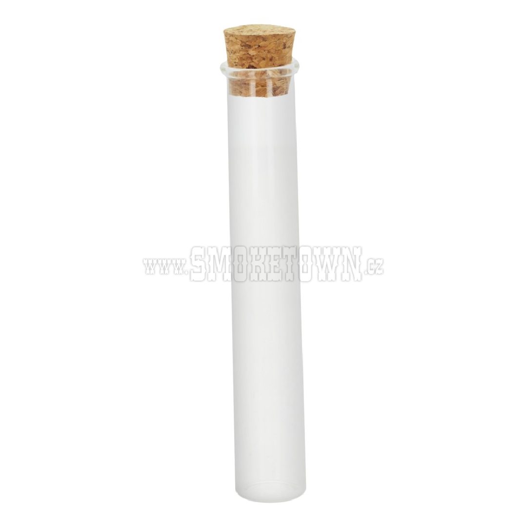 QNUBU Glass Cone 120mm Cork Cover.Zkumavka
