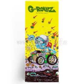 G-Rollz | Dunkees ´´Hotrod Guy´´ Yellow Filter Tips 2,5 X 6cm 50 Tips 2