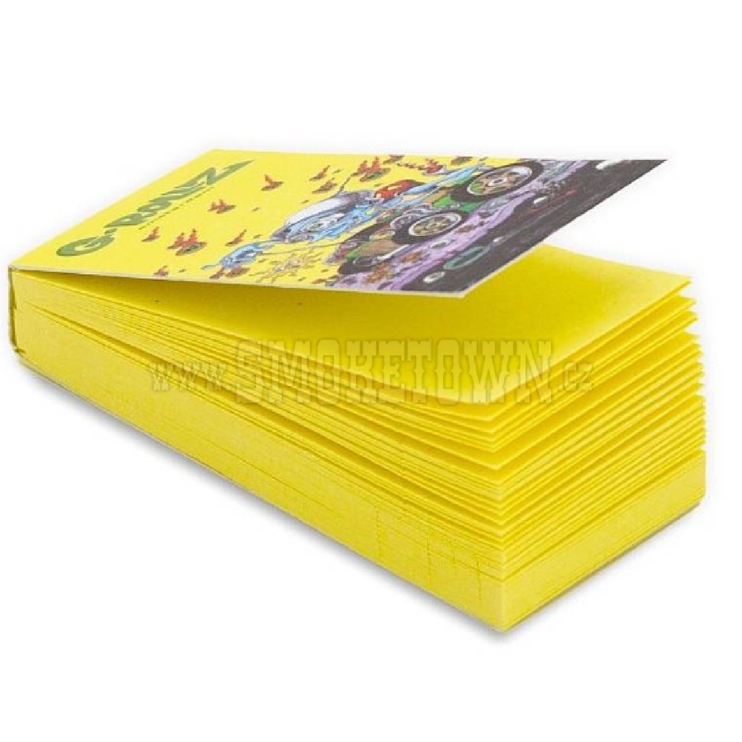 G-Rollz | Dunkees ´´Hotrod Guy´´ Yellow Filter Tips 2,5 X 6cm 50 Tips