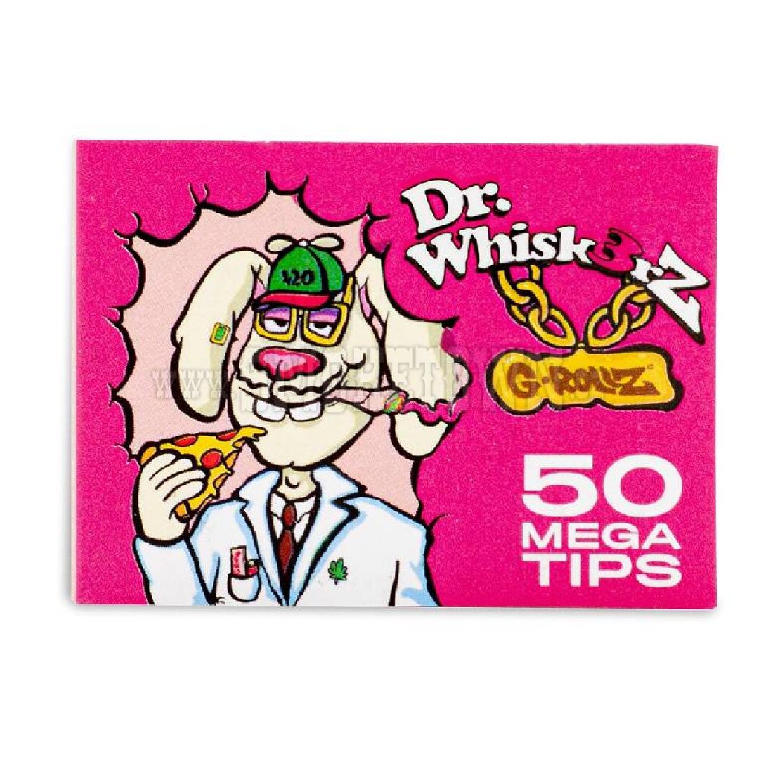 G-Rollz  ´Dr. Whiskerz´ Pink Mega Tips 4x5.5cm 50 Tips 2