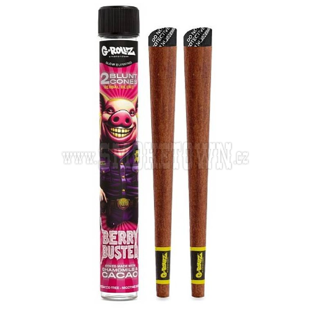 G-Rollz ´BERRY BUSTED´ 2x Terpene Infused Cones-TUBA