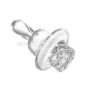 HNBG Carb Cap BELLA 34mm glass cyclone cap